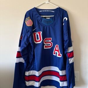 Nike Blue USA Hockey Jersey